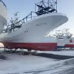 Nava de pescuit tip trauler de vânzare