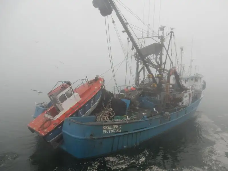 Nava de pescuit cu plase purseine de vânzare